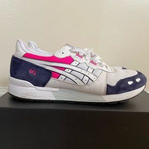 Asics Gel Lyte peacock pink and blue